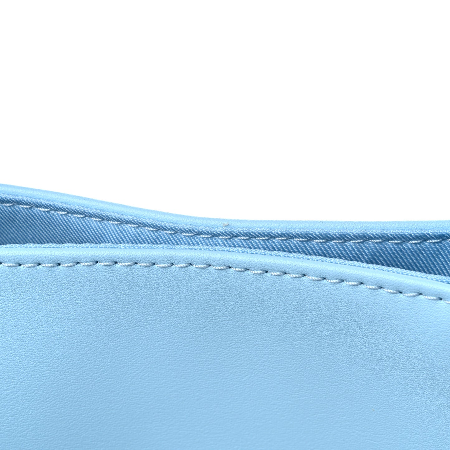 Vegan Leather Medium Shopping Bag Pool Blue