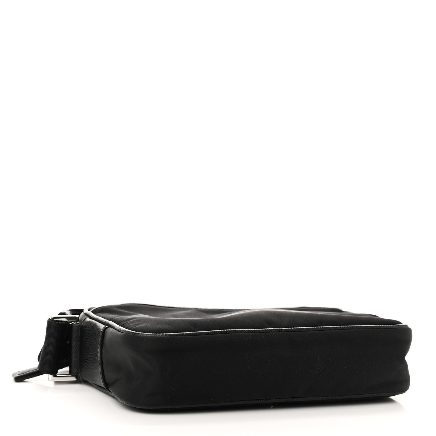 Tessuto Nylon Saffiano Logo Camera Bag Black
