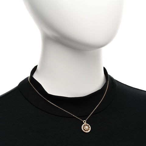 18K Yellow Gold Diamond Winston Gates Pendant Necklace