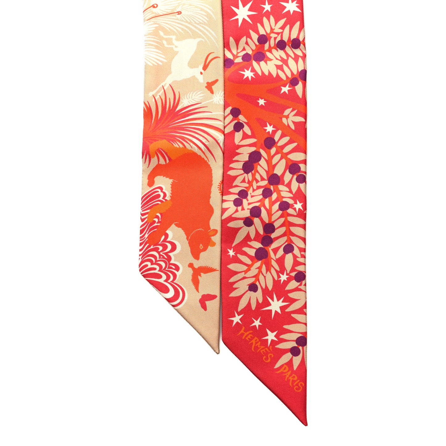 Silk Le Charme D Orphee Twilly Vermillon Beige