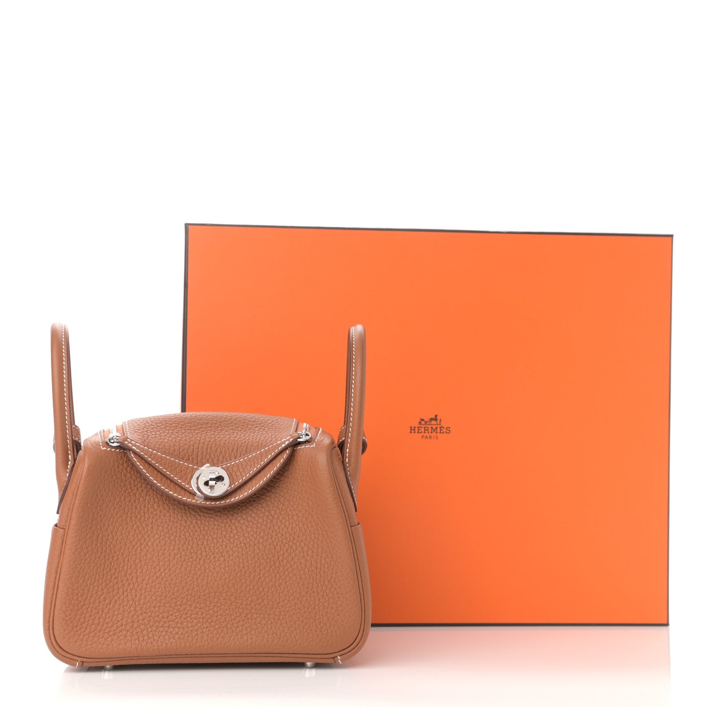 Taurillon Clemence Mini Lindy 20 Gold