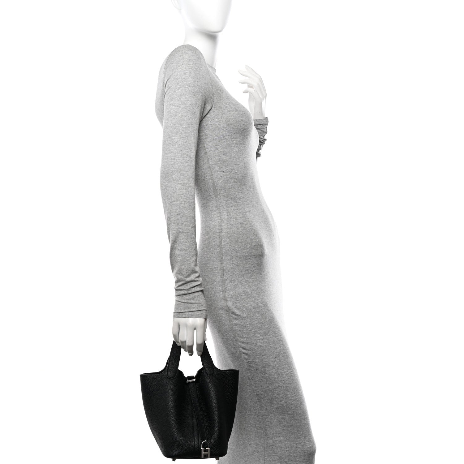 Hermes Taurillon Clemence Picotin Lock 18 PM Black 2 of 10