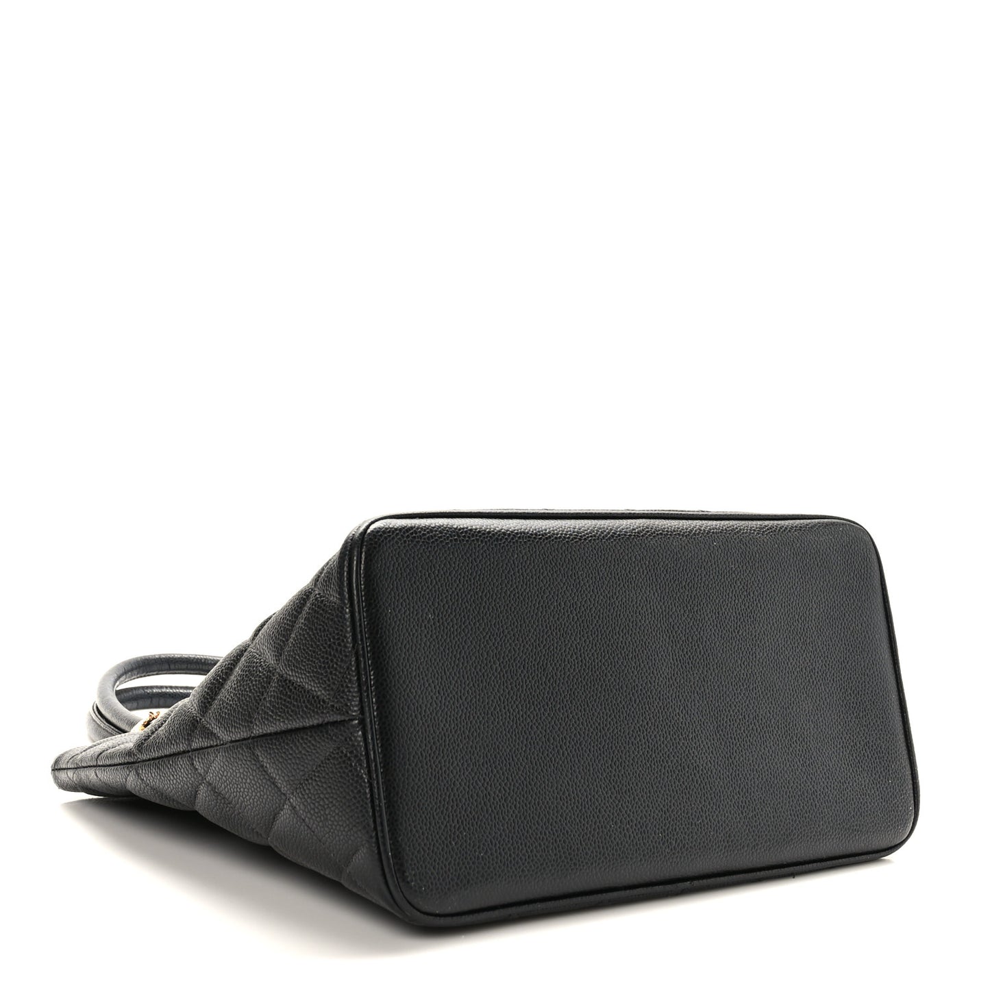 Caviar Quilted Medallion Tote Black