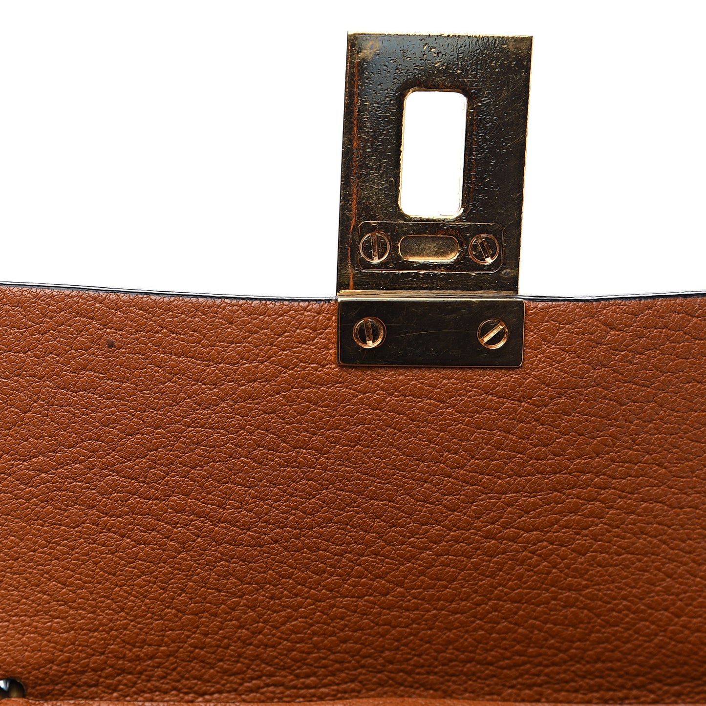 Grained Lambskin Mini Drew Shoulder Bag Caramel