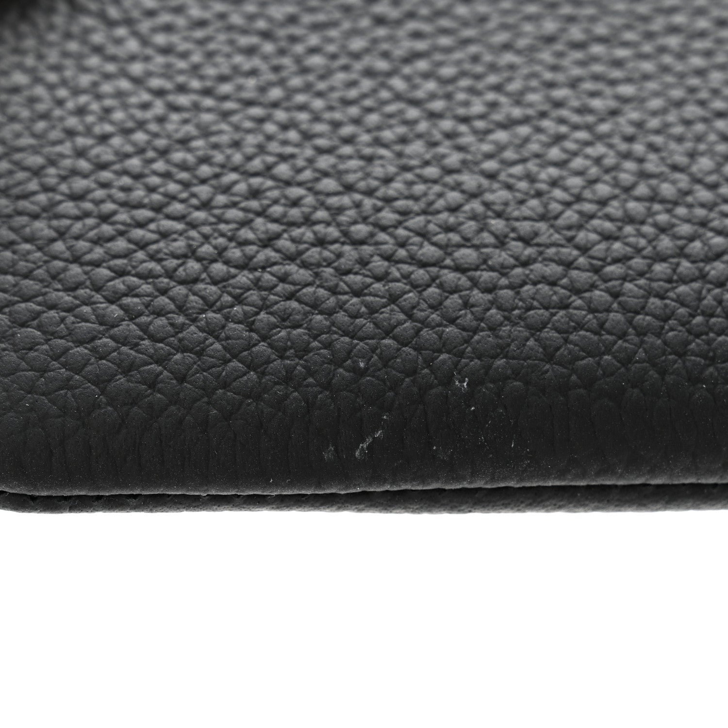 Louis Vuitton Grained Calfskin Aerogram Key Pouch Black 8 of 9