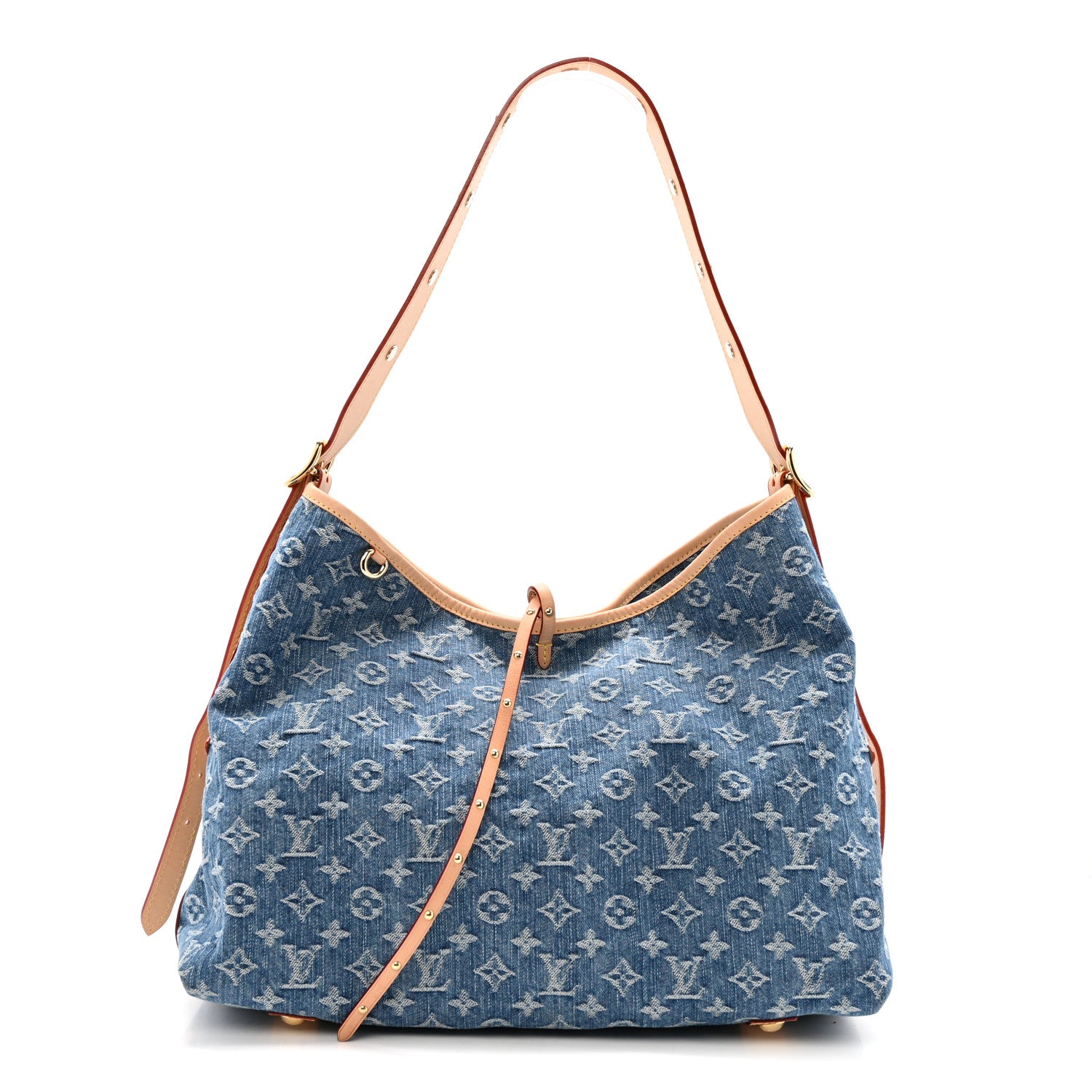 jseovM20092 LOUIS VUITTON LV オンブル150 Louis Vuitton Monogram Denim CarryAll MM Blue 1827171 – FASHIONPHILE