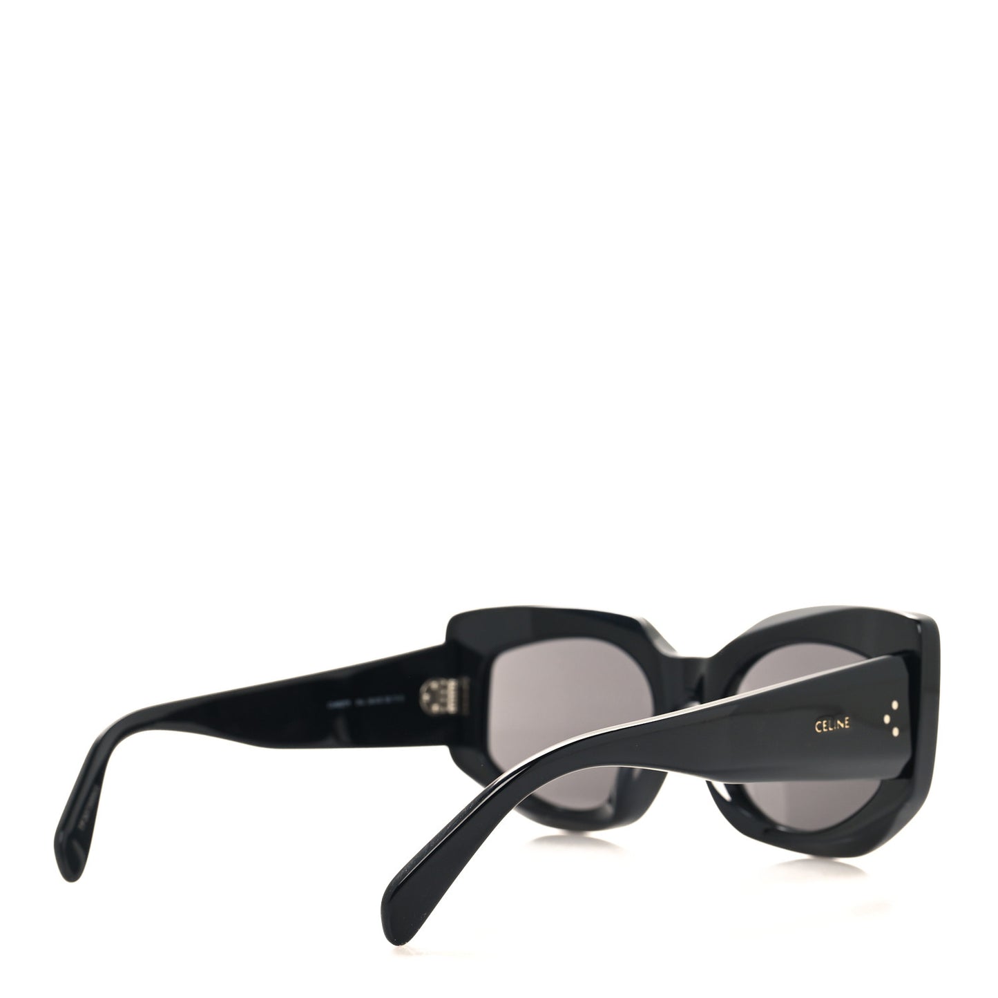 Acetate Bold 3 Dots Sunglasses CL40277F Black