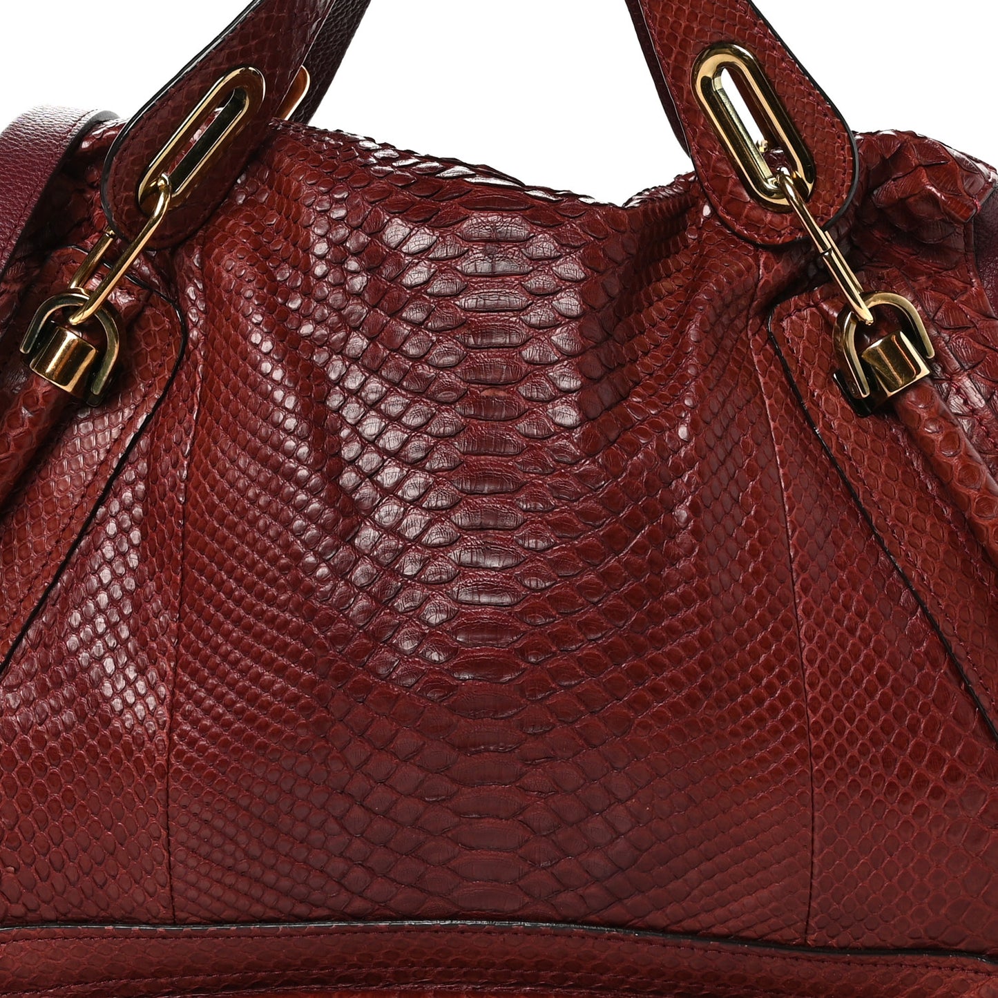 Snakeskin Large Paraty Red