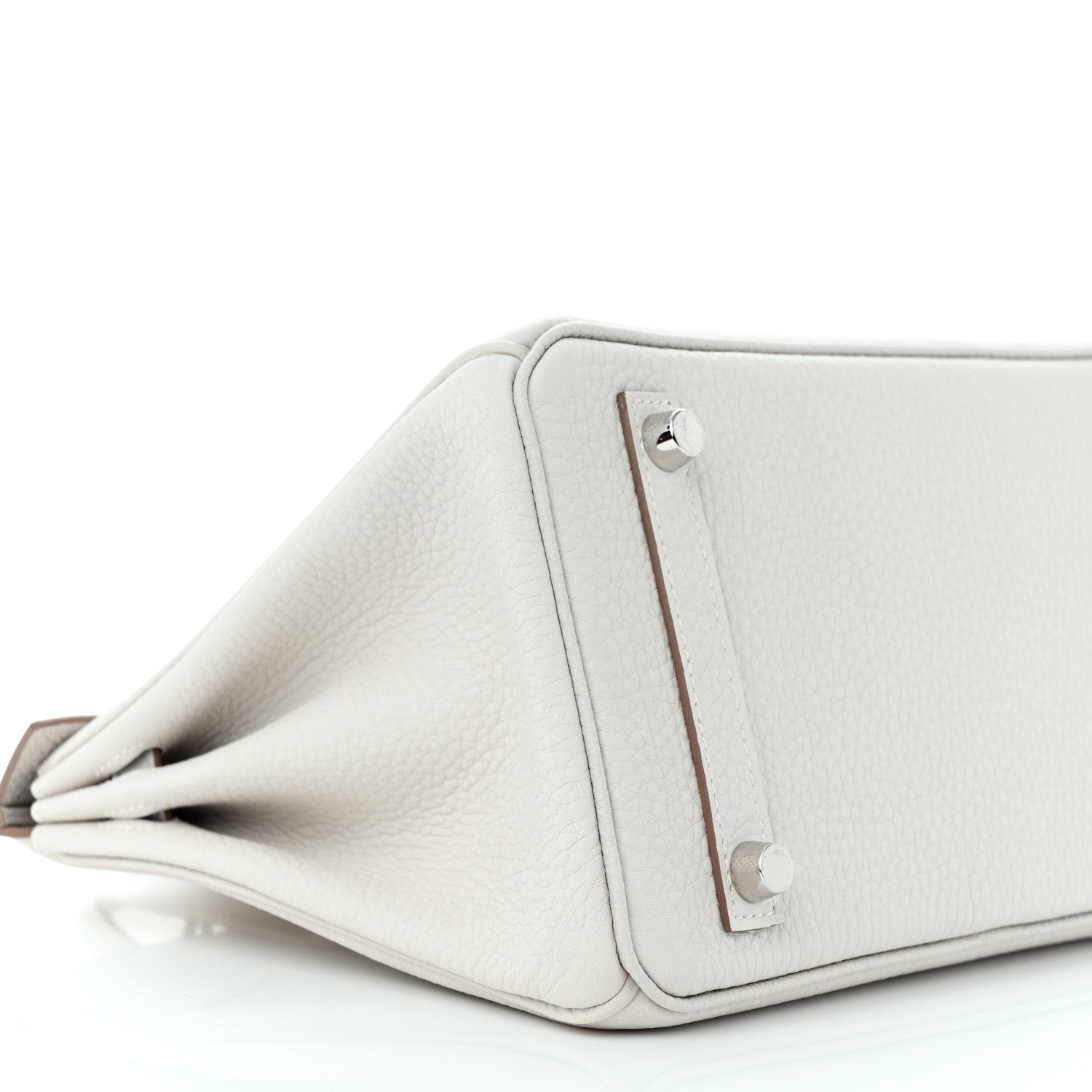 Hermes Togo Birkin 25 Gris Pale 9 of 11
