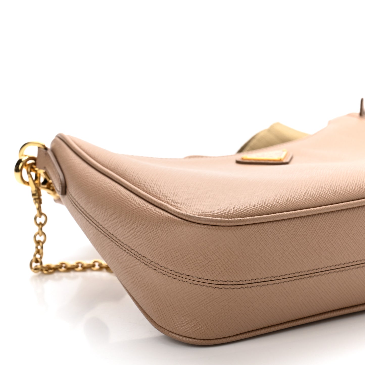 Saffiano Re-Edition 2005 Shoulder Bag Cammeo Beige