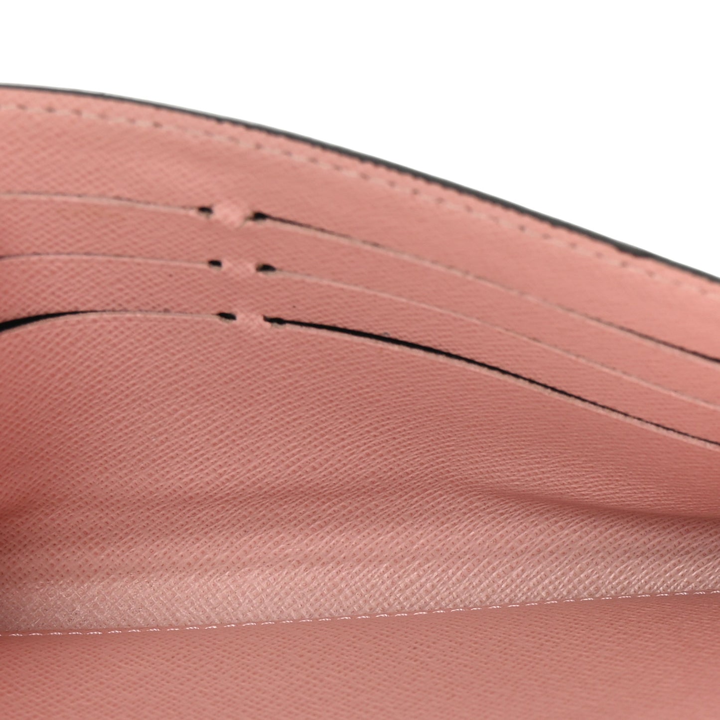 Damier Ebene Sarah Wallet NM Rose Ballerine