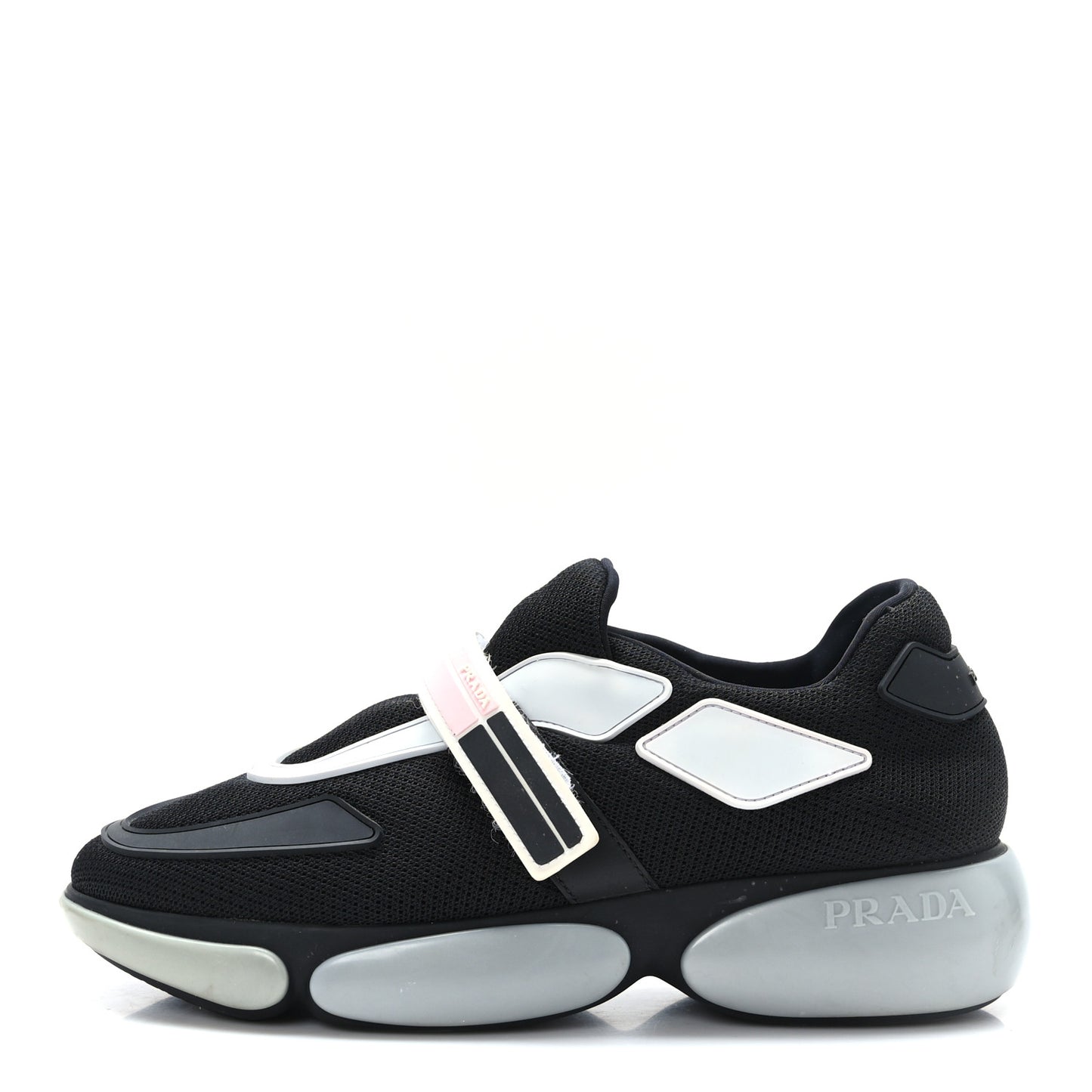 Sport Knit Womens Cloudbust Sneakers 35.5 Black Argento