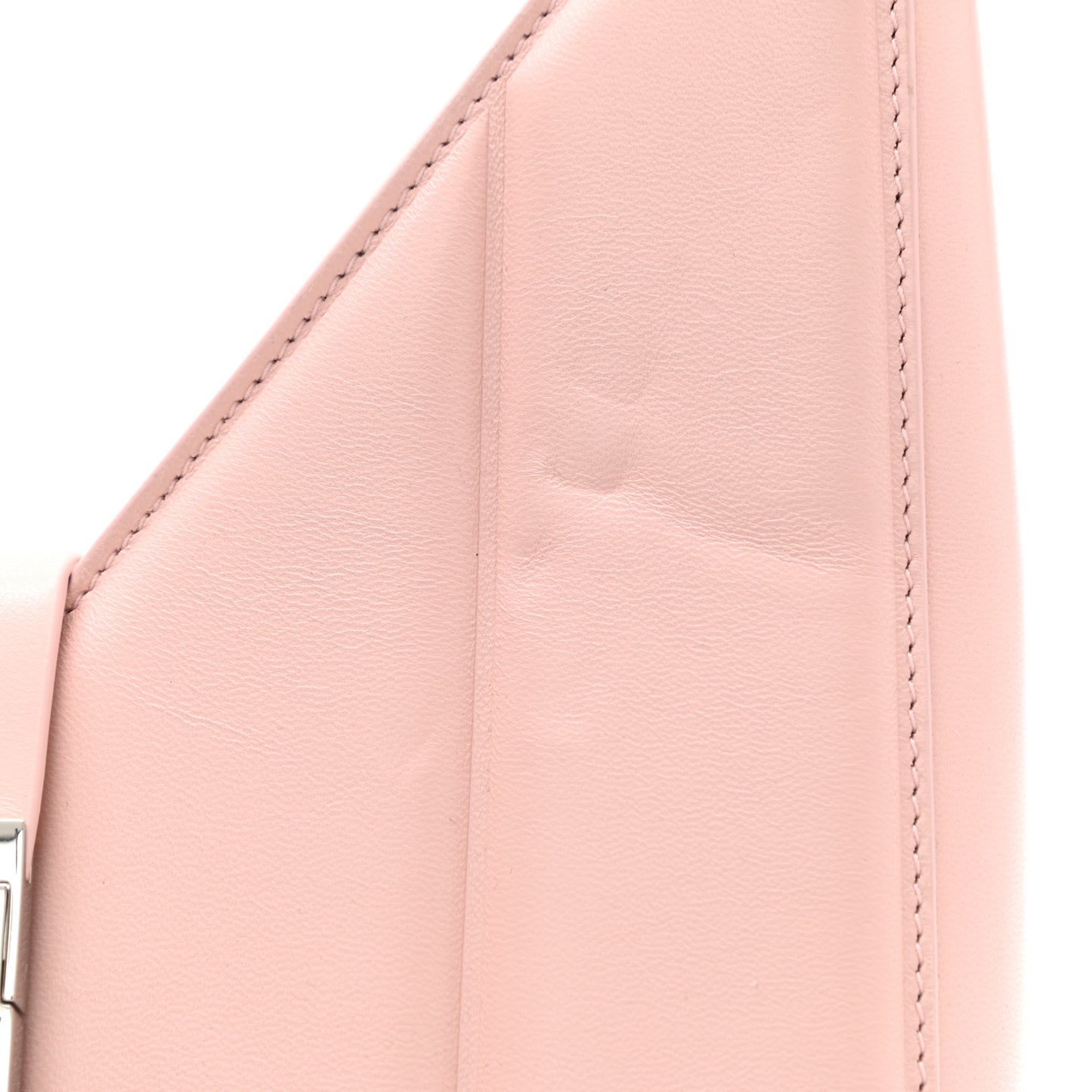 Lambskin Padded Mini Cut Out Shoulder Bag Blush Pink