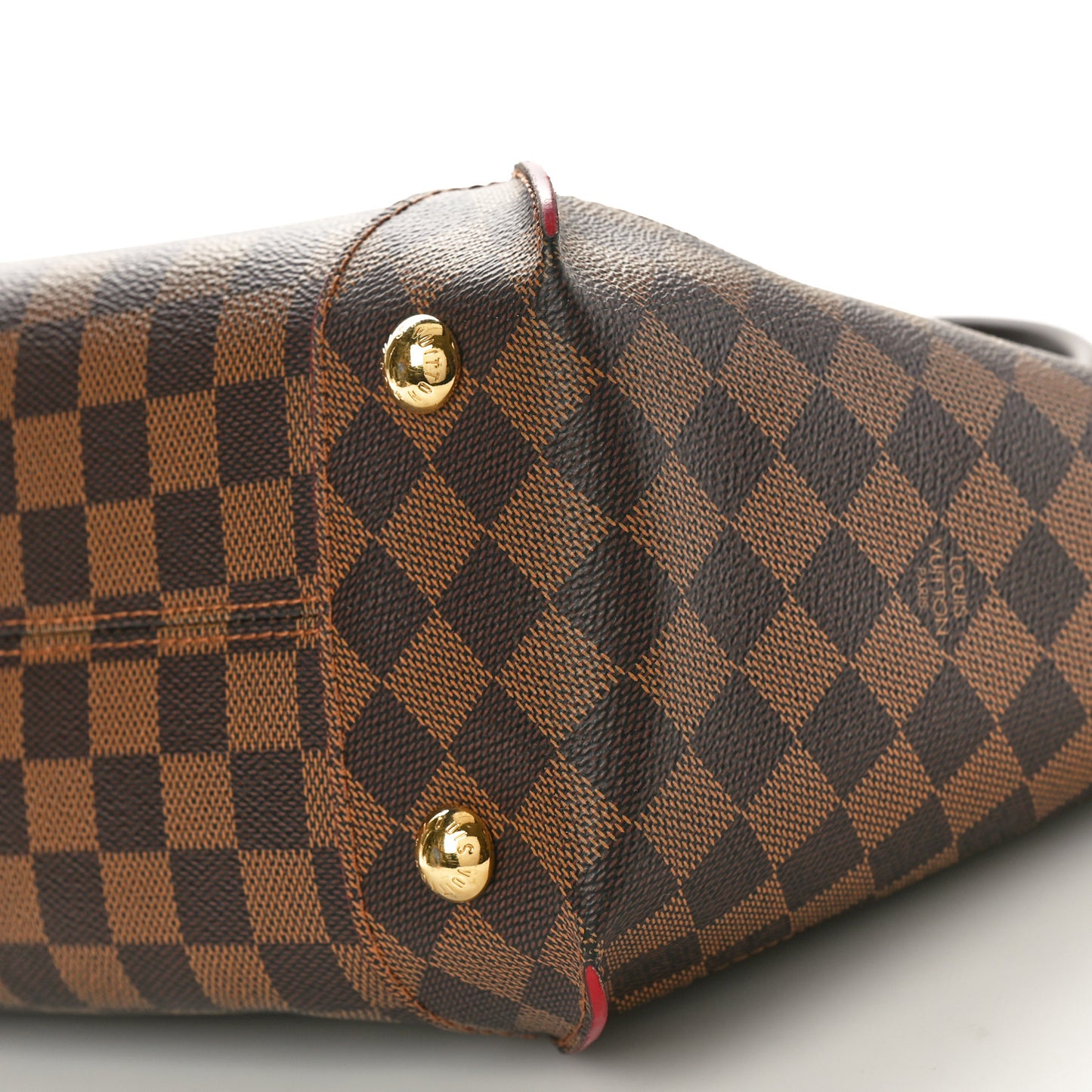 Damier Ebene Caissa Tote PM Cherry