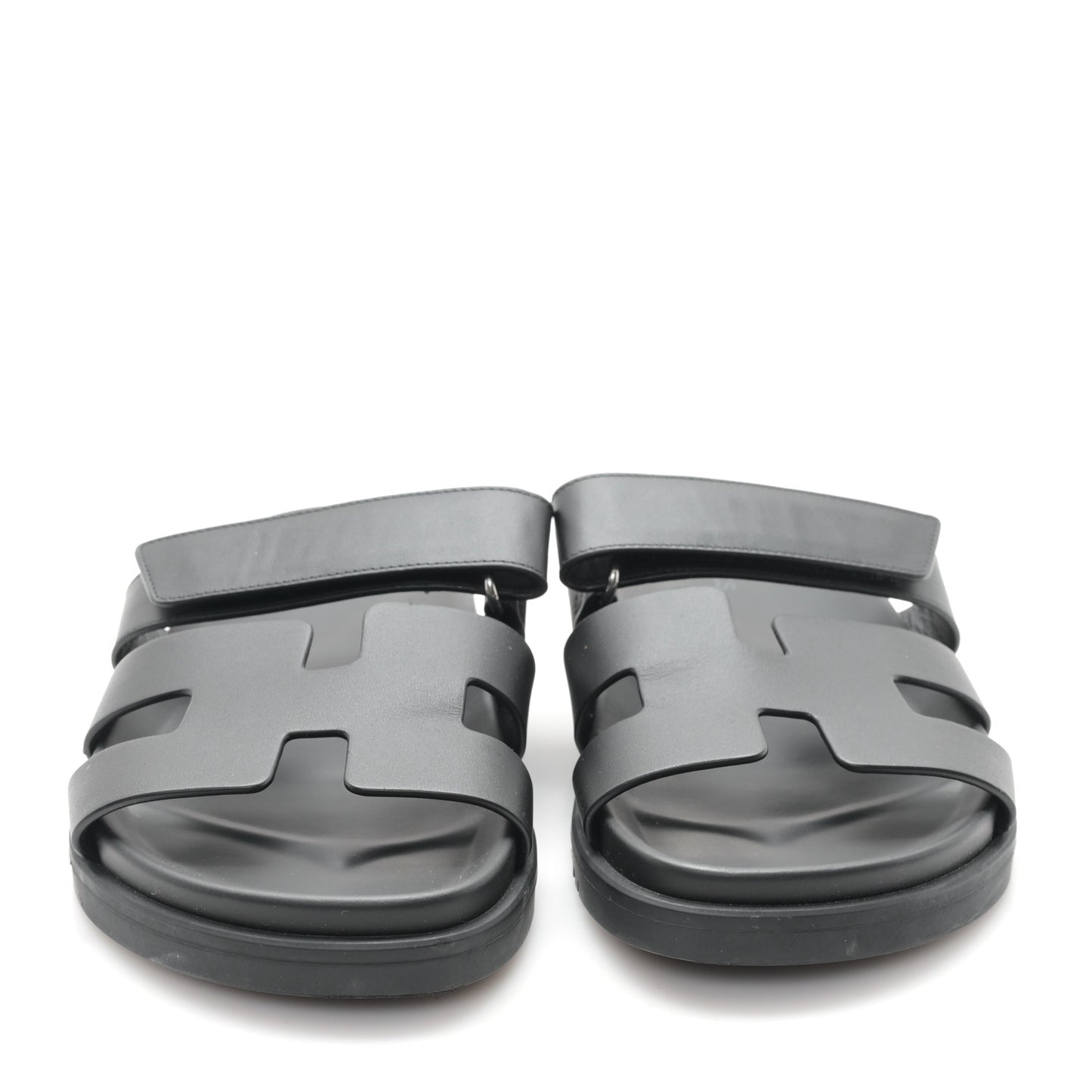 Calfskin Womens Chypre Sandals 36.5 Black