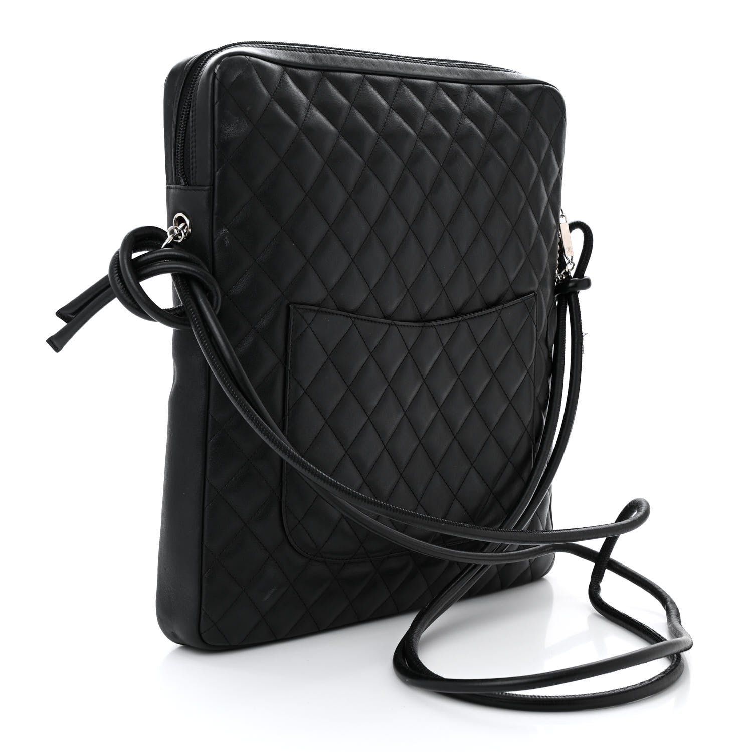 Chanel Calfskin Quilted Large Cambon Messenger Black 3 of 14