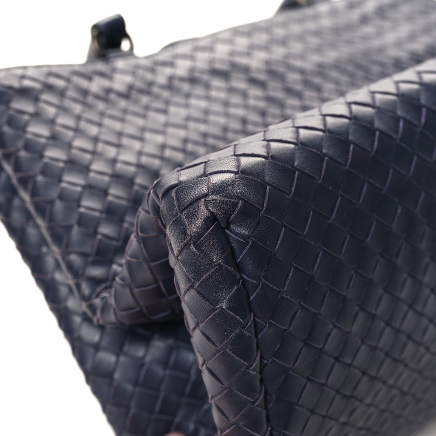 Nappa Intrecciato Milano Tote Grape