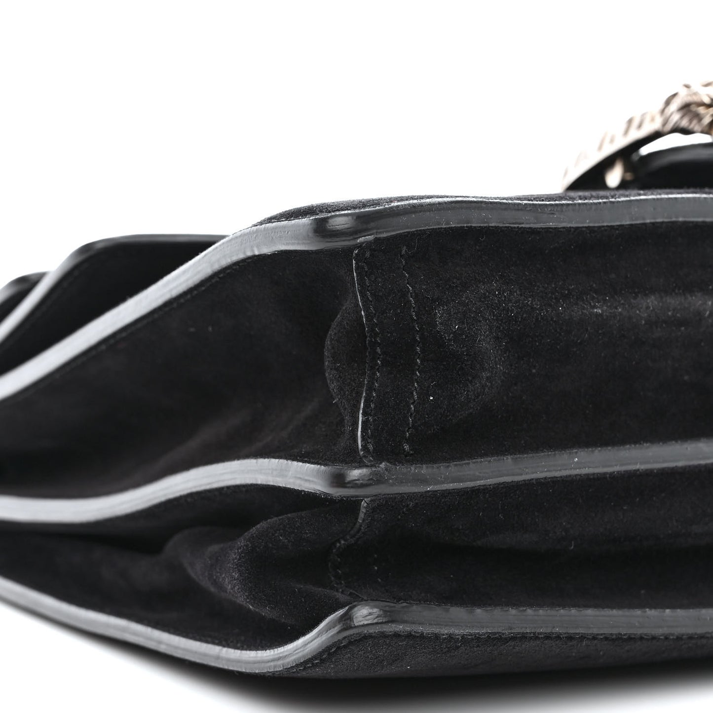 Suede Medium Dionysus Messenger Bag Black