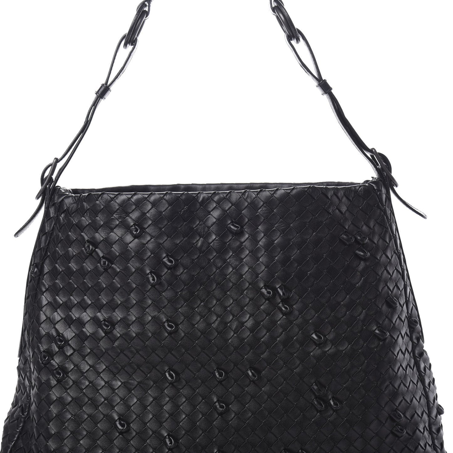 Nappa Intrecciato Naruto Knot Hobo Black