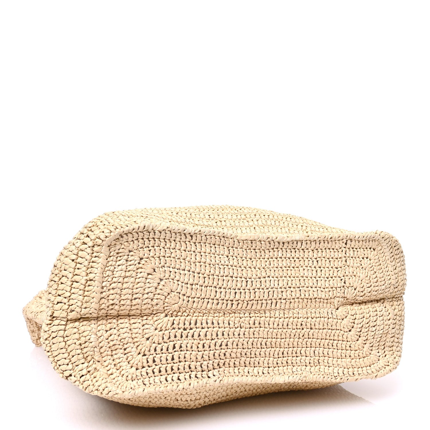 Saint Laurent Raffia Monogram Hobo Naturale 4 of 10