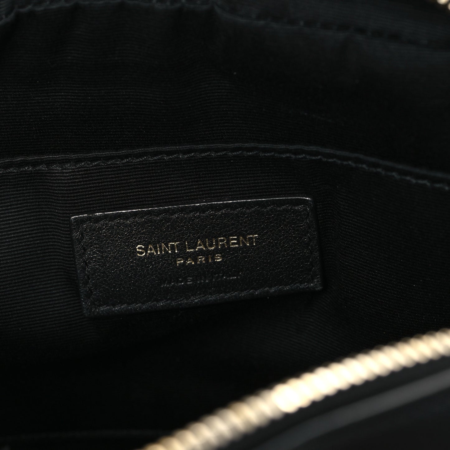Calfskin Matelasse Monogram Lou Camera Bag Black