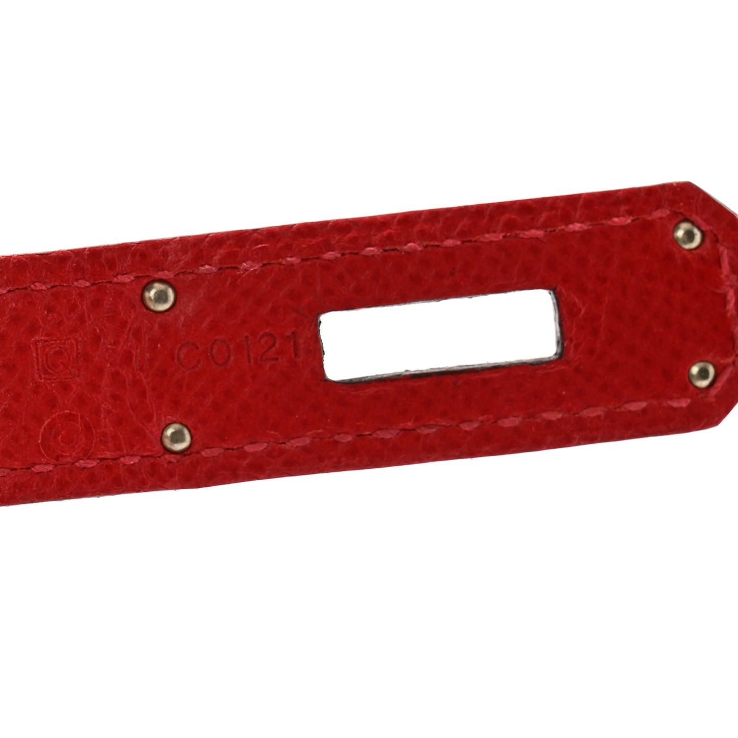 Epsom Birkin 35 Rouge Casaque