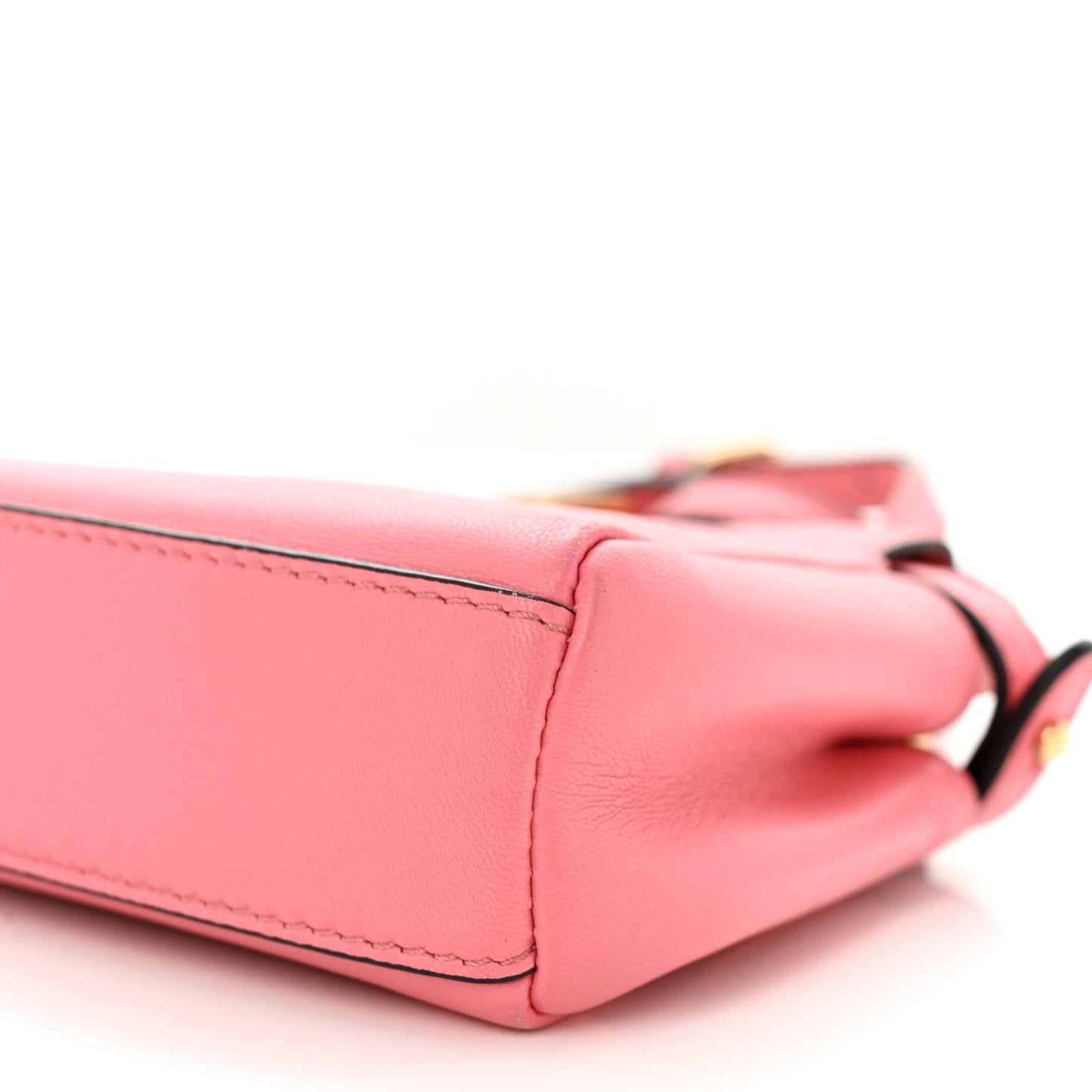 Shiny Nappa Micro Peekaboo Iconic Satchel Rosa Fluo