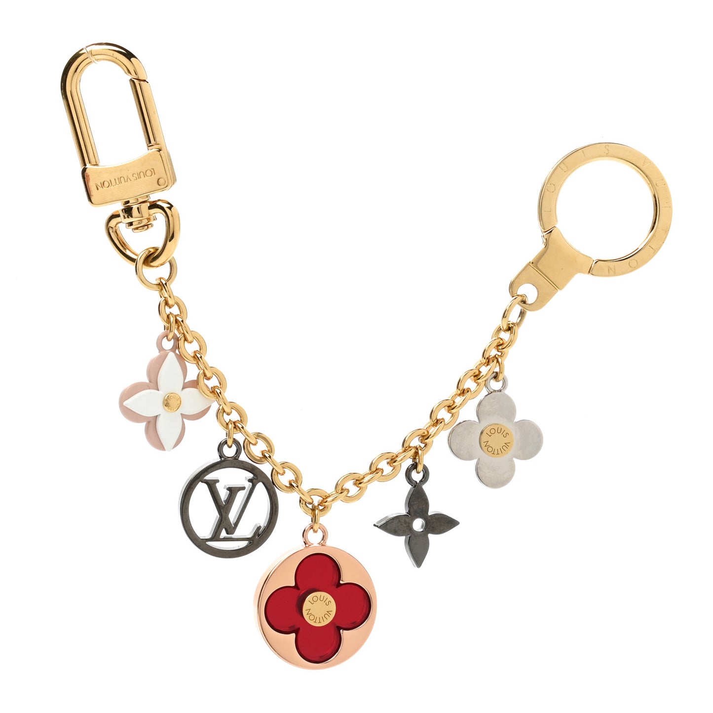 Preppy Flowers Bag Charm Chain Multicolor