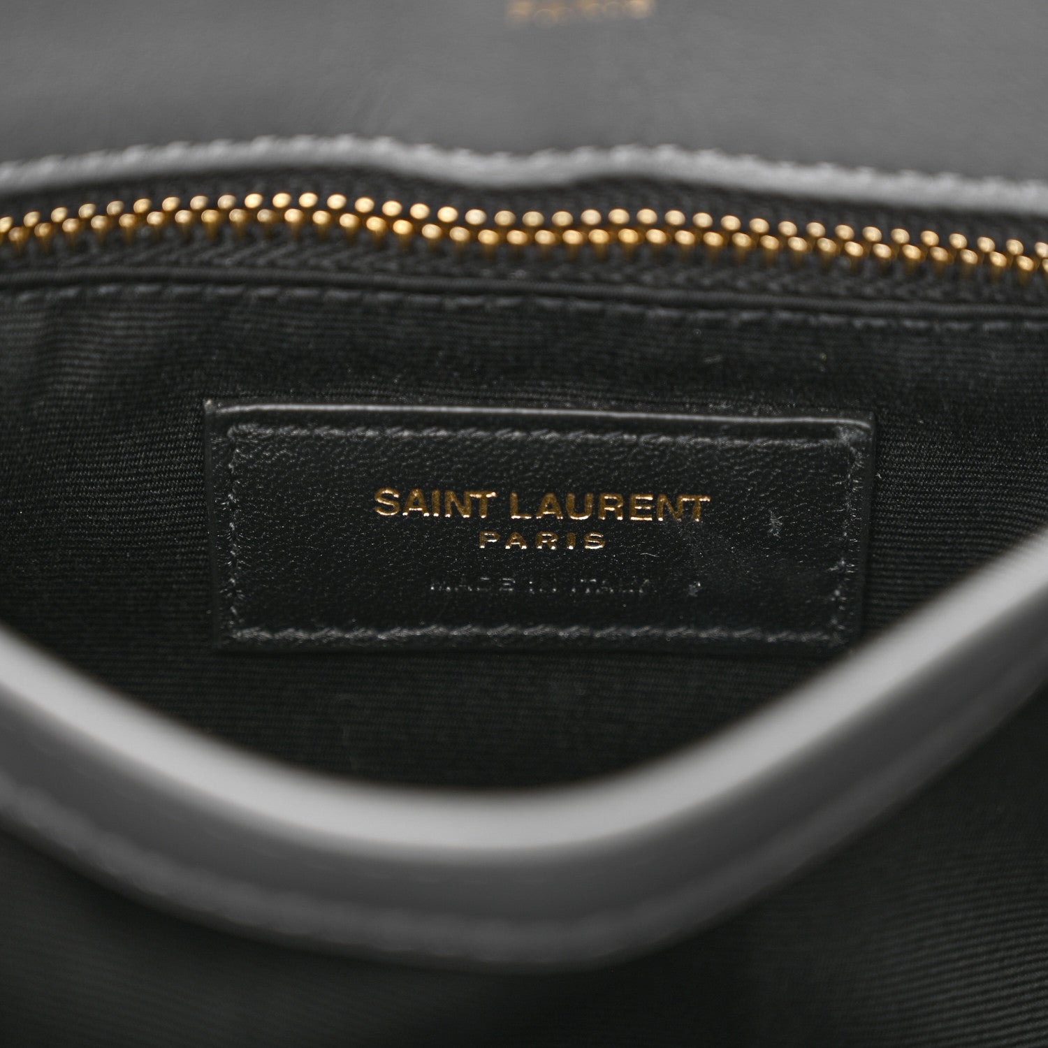 Saint Laurent Suede Y Quilted Monogram Toy Loulou Crossbody Bag Storm 6 of 10