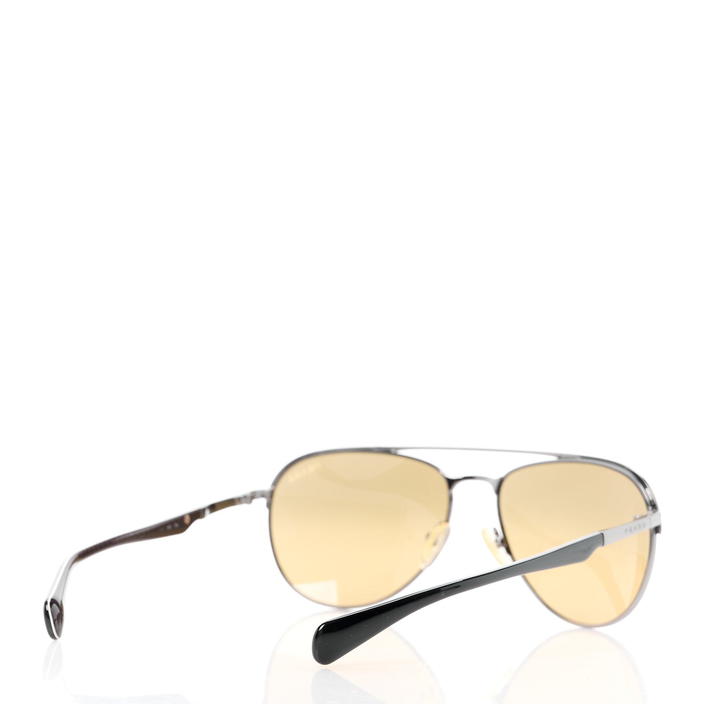 Metal Aviator Sunglasses PR51QS Black