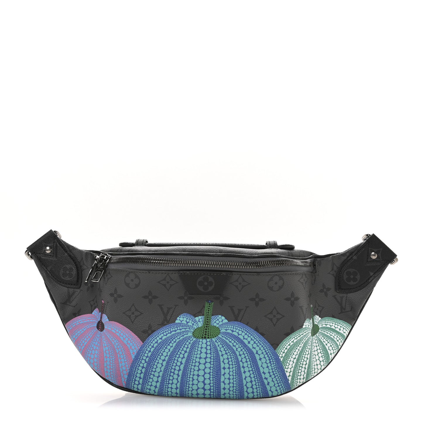 LV X YK Monogram Eclipse Reverse Pumpkin Bumbag Multicolor