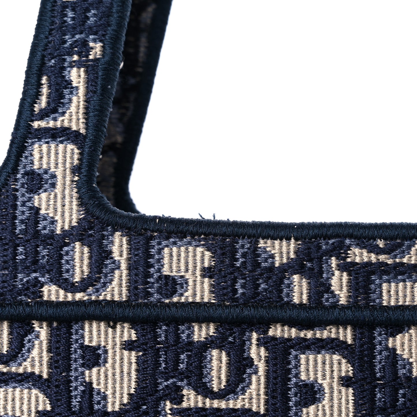 Oblique Mini Book Tote Blue Multicolor
