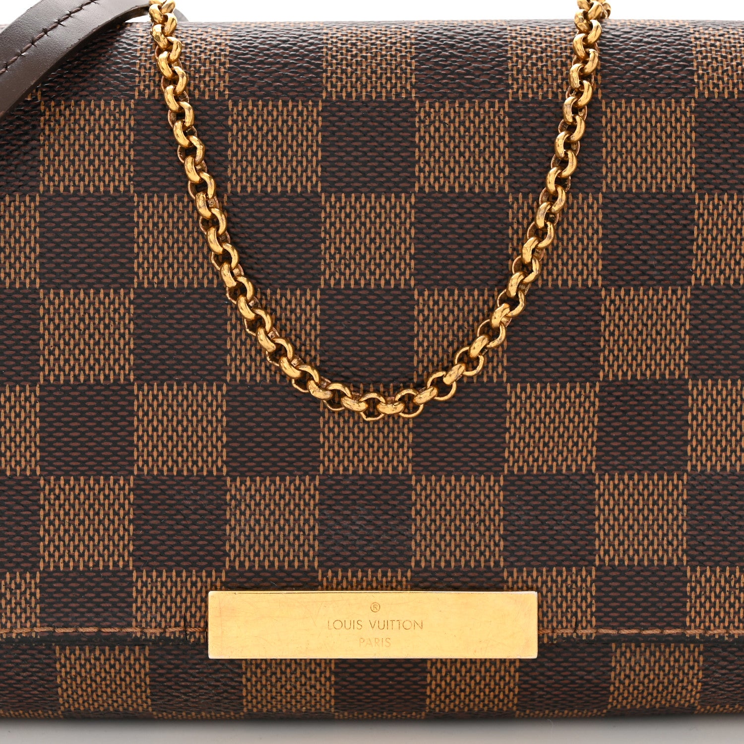 Louis Vuitton LOUIS VUITTON Damier Ebene Favorite PM 8 of 10