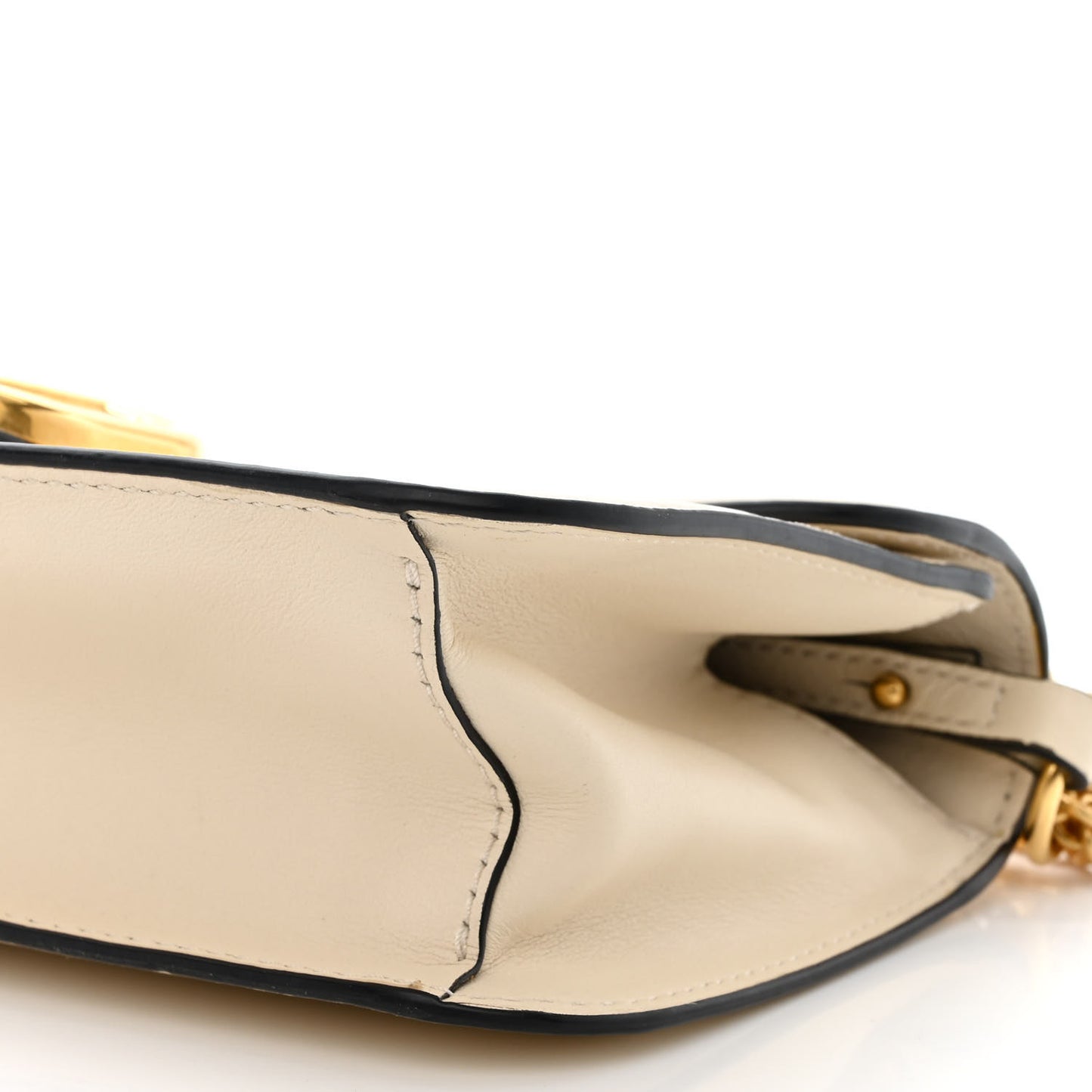 Calfskin Vlogo Loco Shoulder Bag Light Ivory