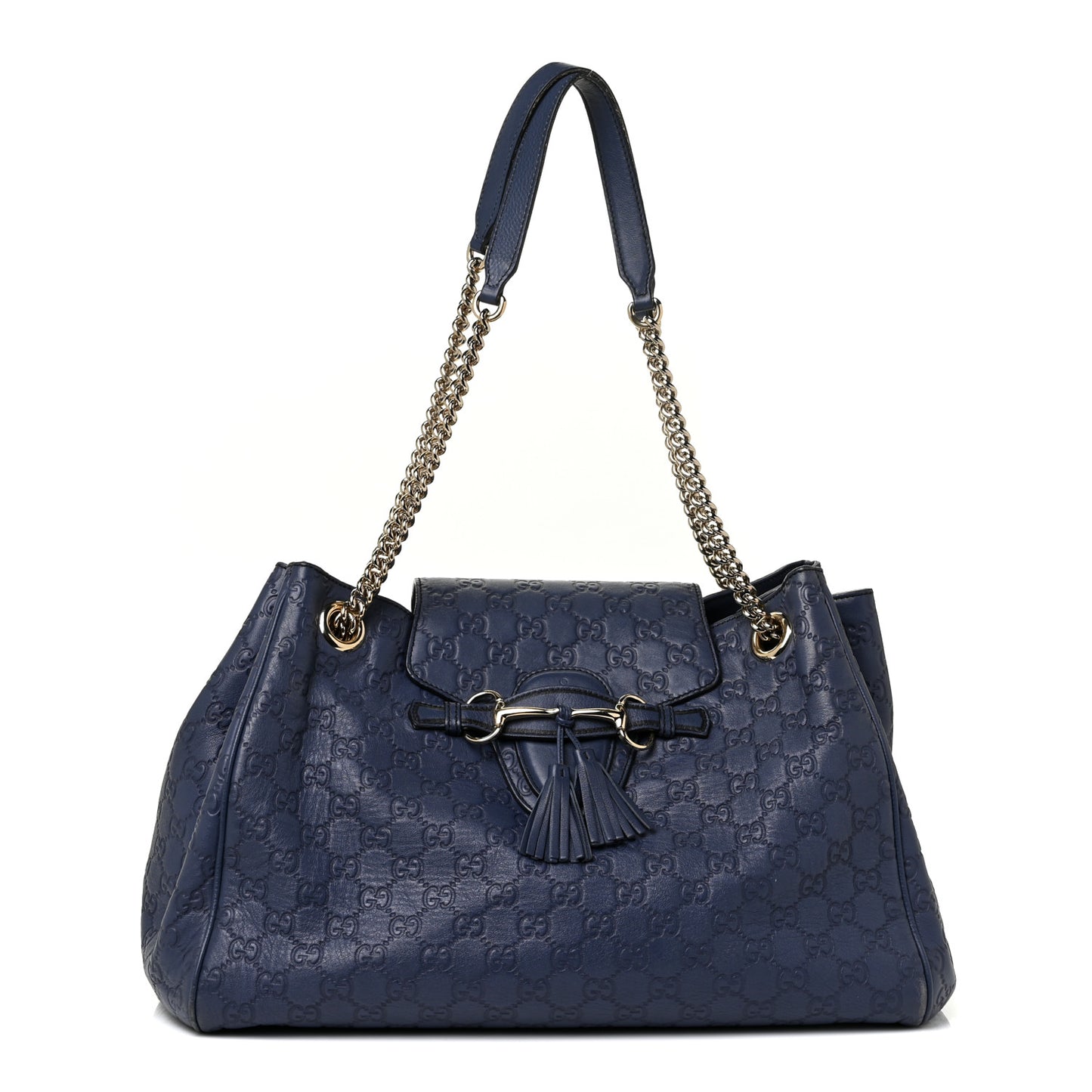 Guccissima Medium Emily Shoulder Bag Blue