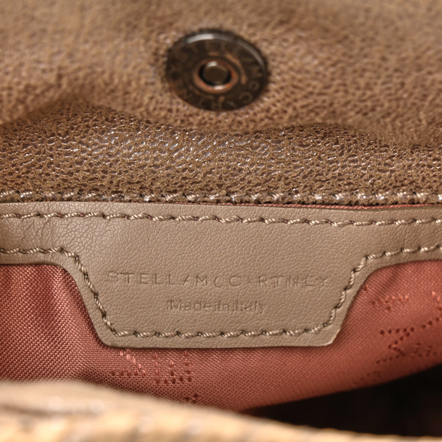 Stella McCartney Shaggy Deer Quilted Tiny Falabella Tote Beige 6 of 10