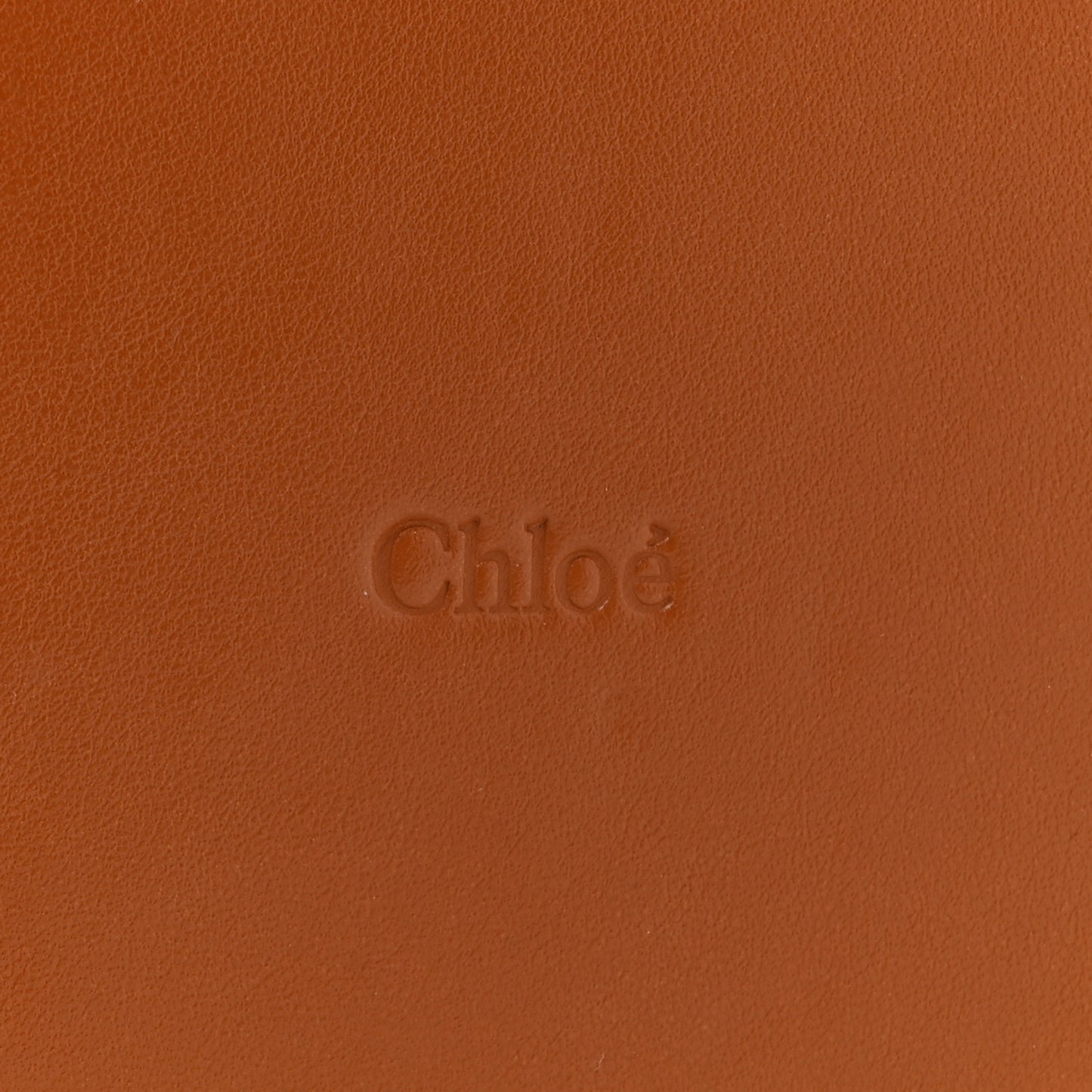 Palm Leaf Smooth Calfskin Medium Sense Basket Caramel