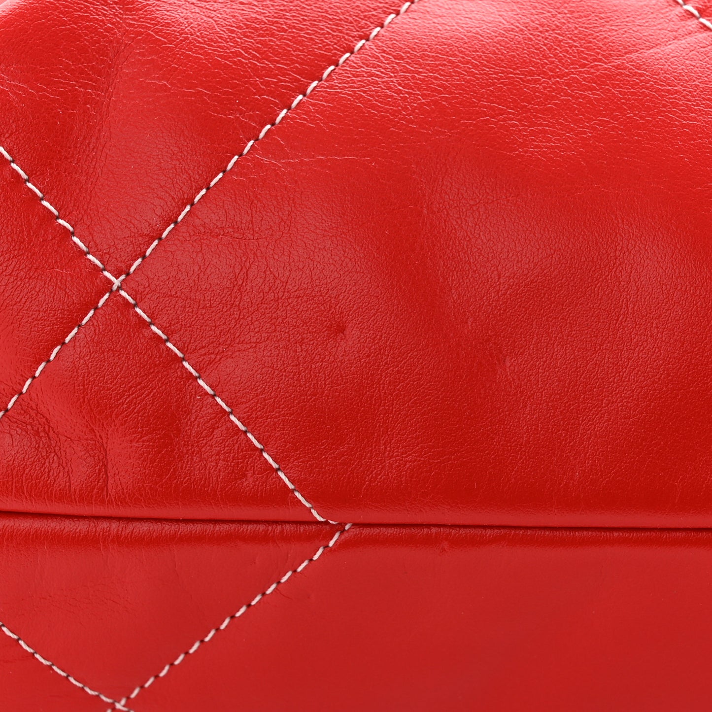 Shiny Calfskin Quilted Small Chanel 22 Red