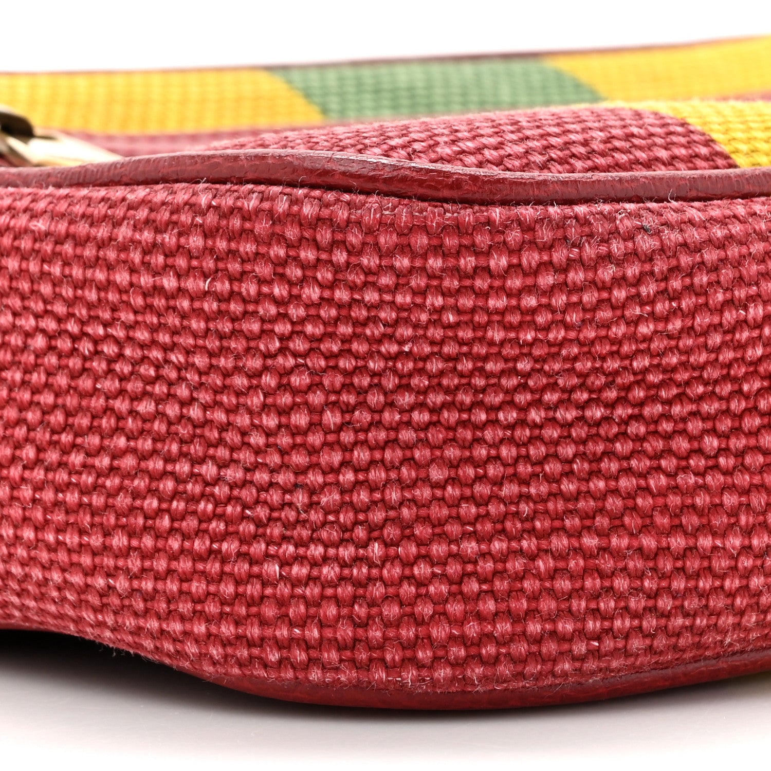 Gucci Canvas Marley Stripe Script Logo Gucci 100 Belt Bag 80 32 Multicolor 10 of 10