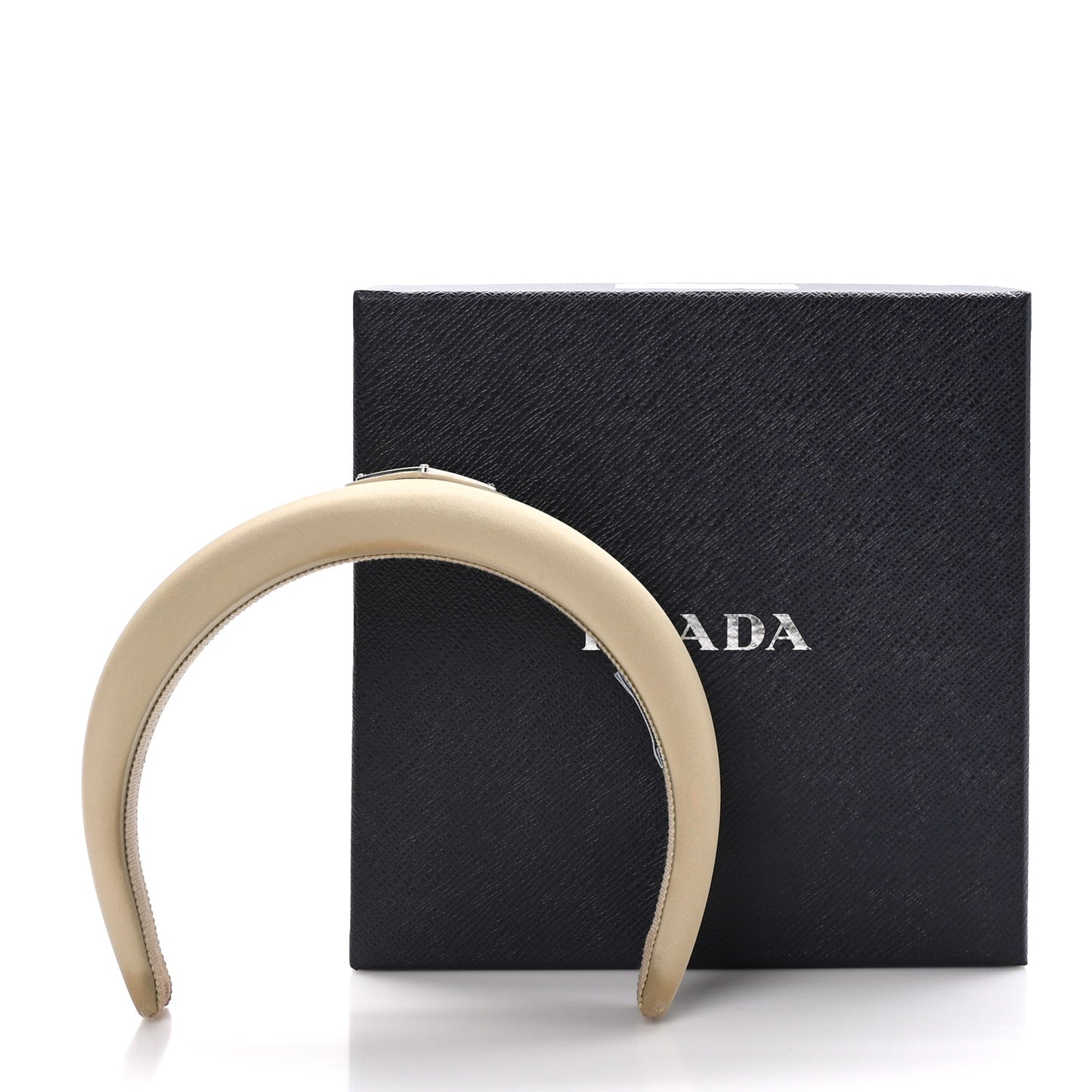 Re-Nylon Triangle Logo Headband Deserto