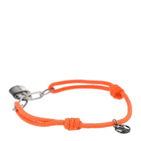 X Virgil Abloh Sterling Silver Lockit Bracelet Orange
