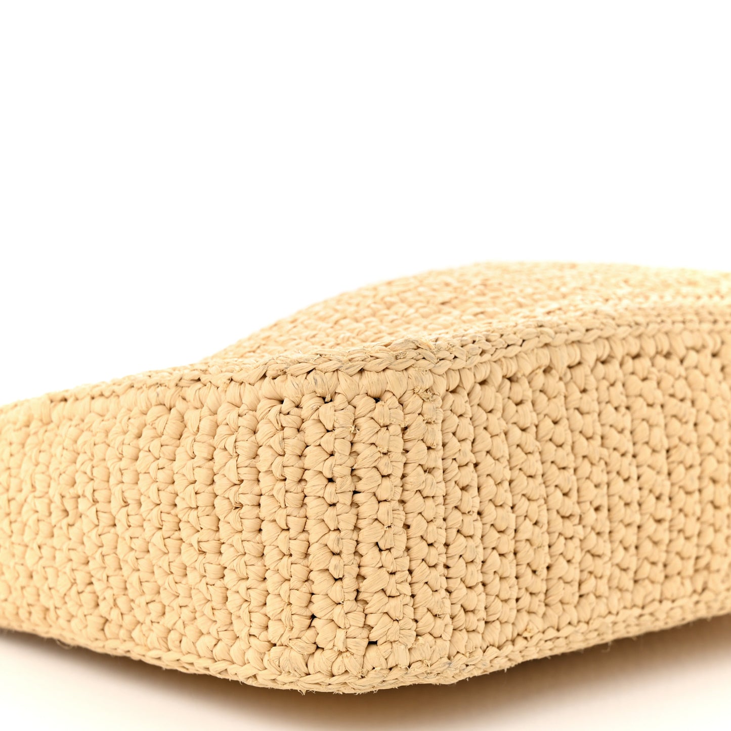 Yarn Raffia Effect Crochet Re-Edition 2005 Shoulder Bag Naturale