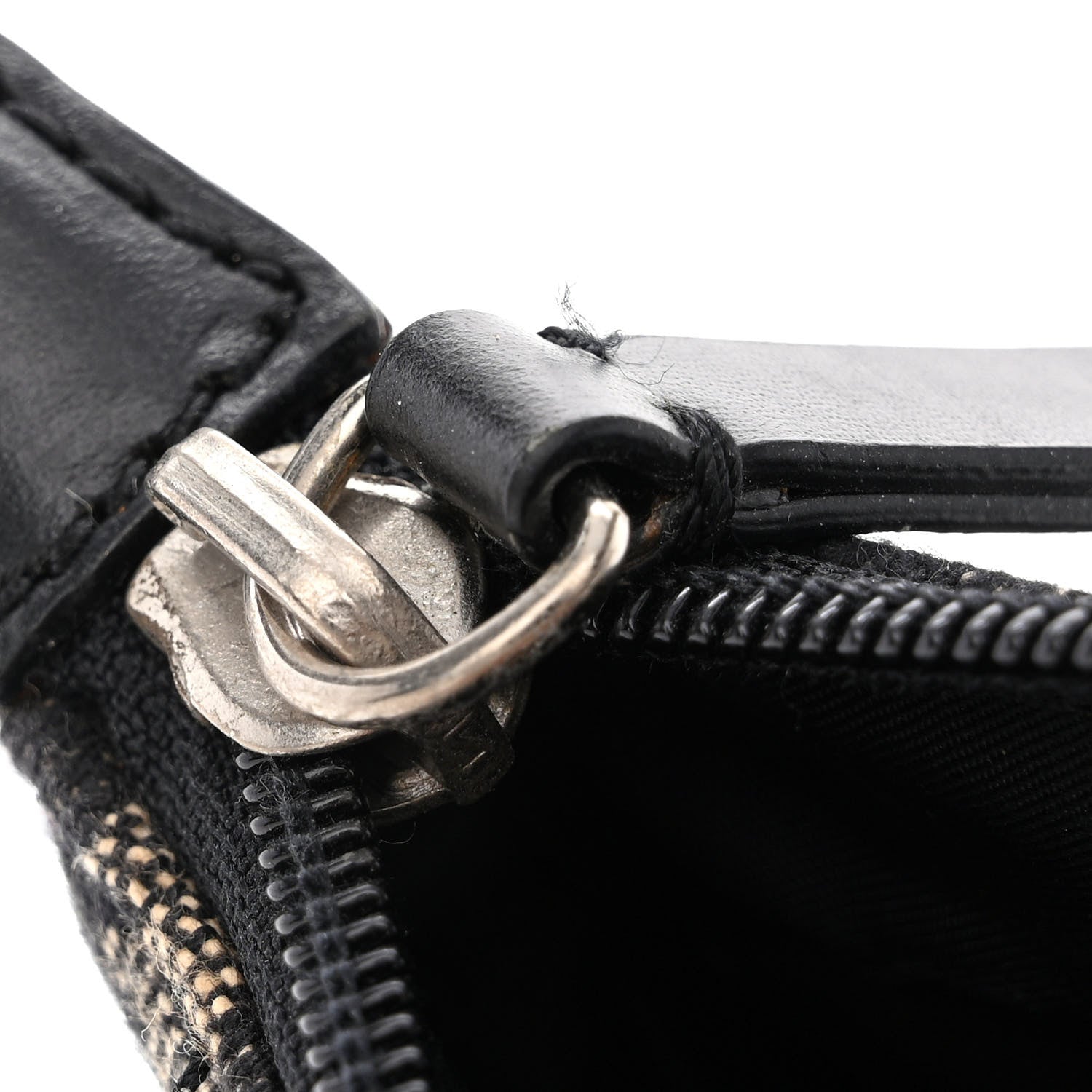 Christian Dior Monogram Shoulder Bag Pochette Black 13 of 14
