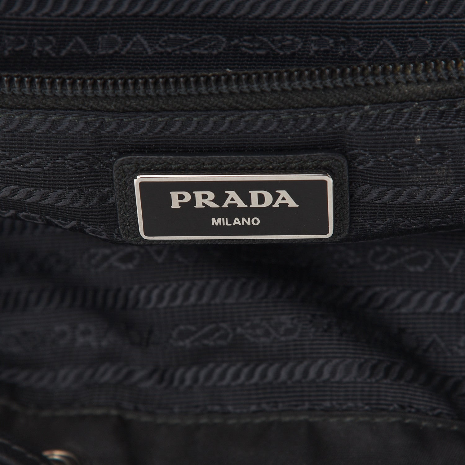 Prada Tessuto Nylon Saffiano Vela Quilted Backpack Black 6 of 9