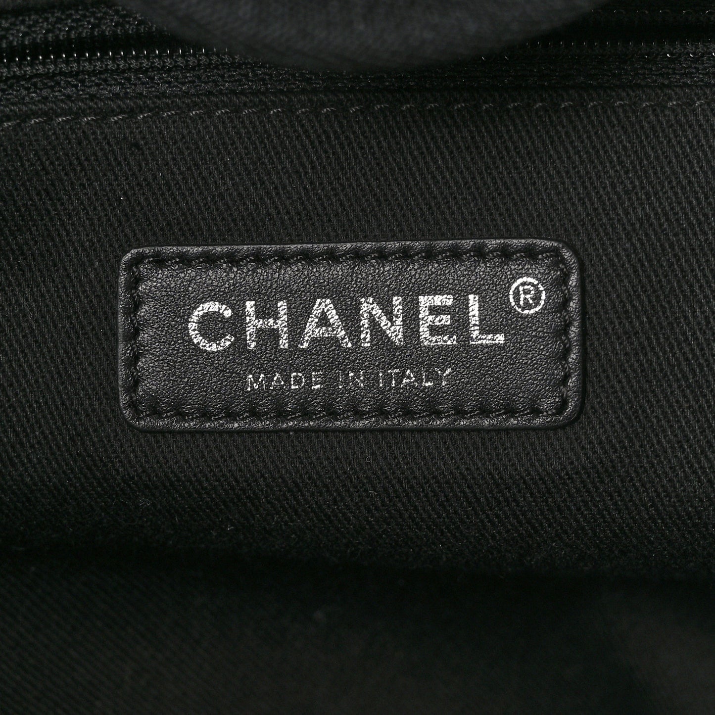 Canvas Sequin Medium Deauville Tote Charcoal