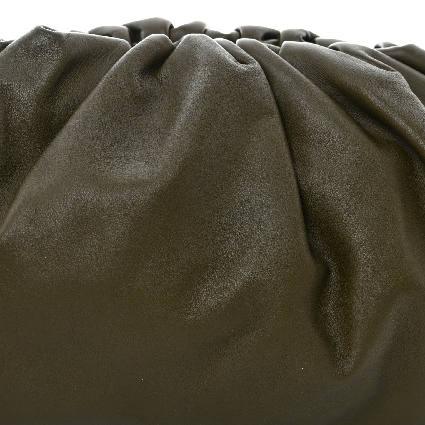 Smooth Butter Calf The Pouch Oversized Clutch Mud