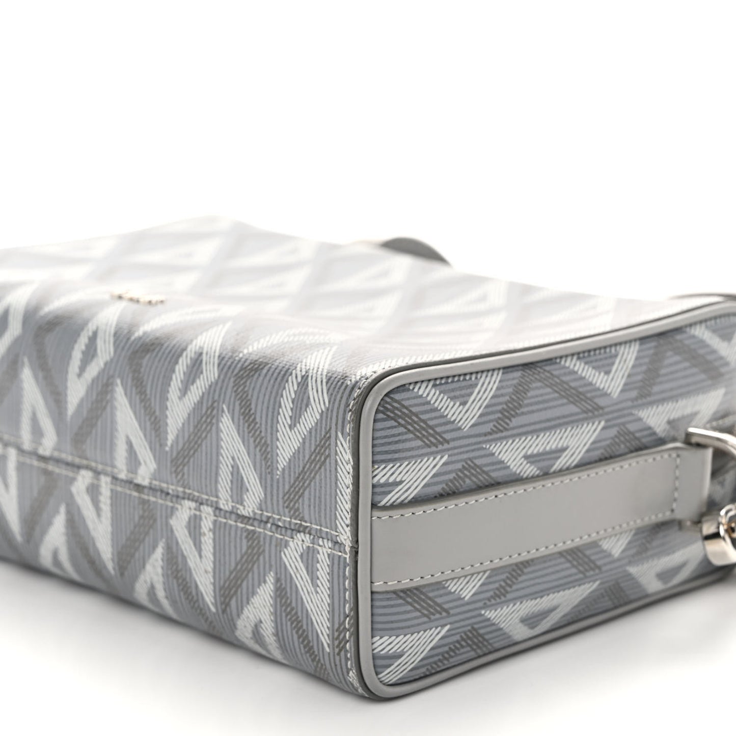 Coated Canvas CD Diamond Lingot 22 Bag Gray