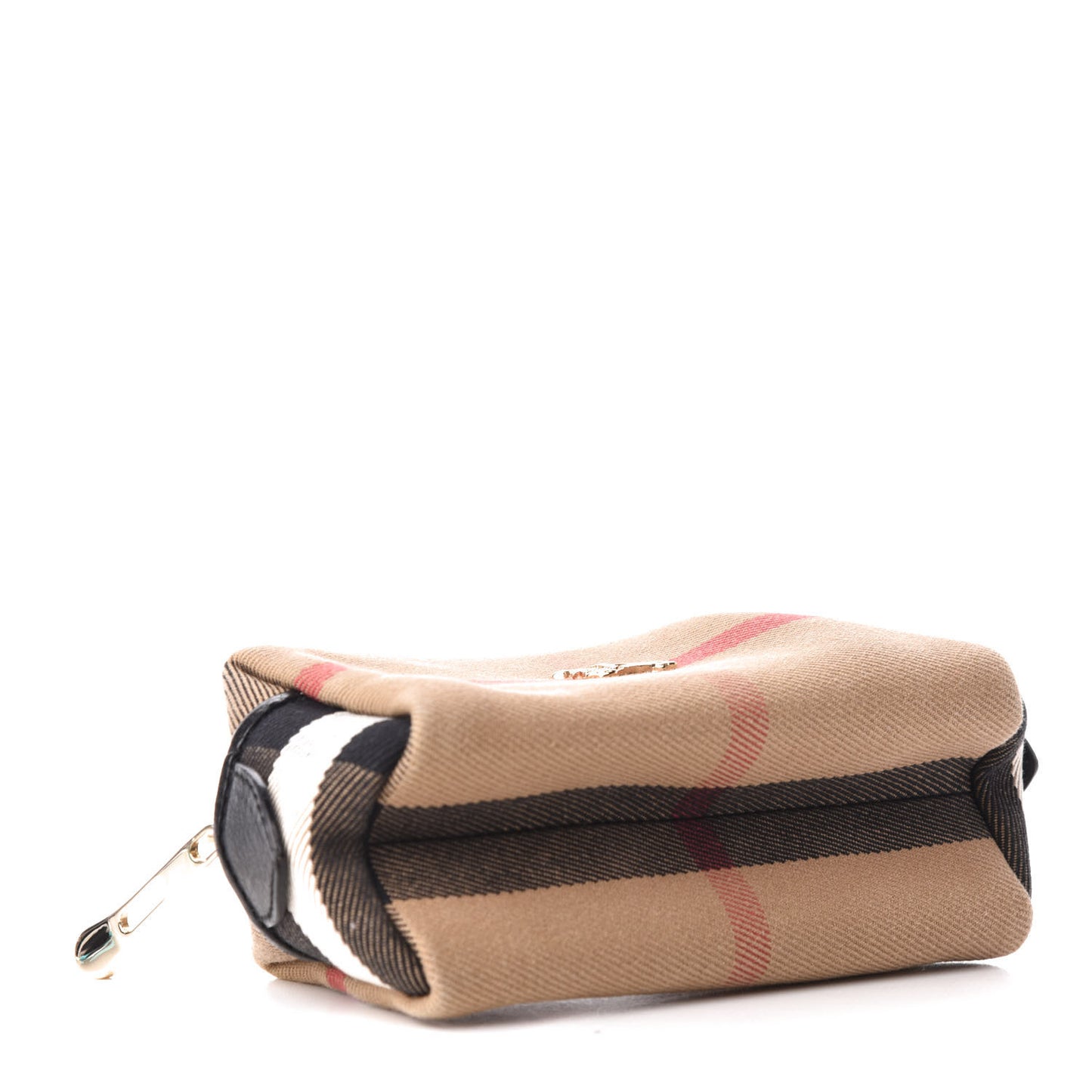 House Check Cosmetic Case Black