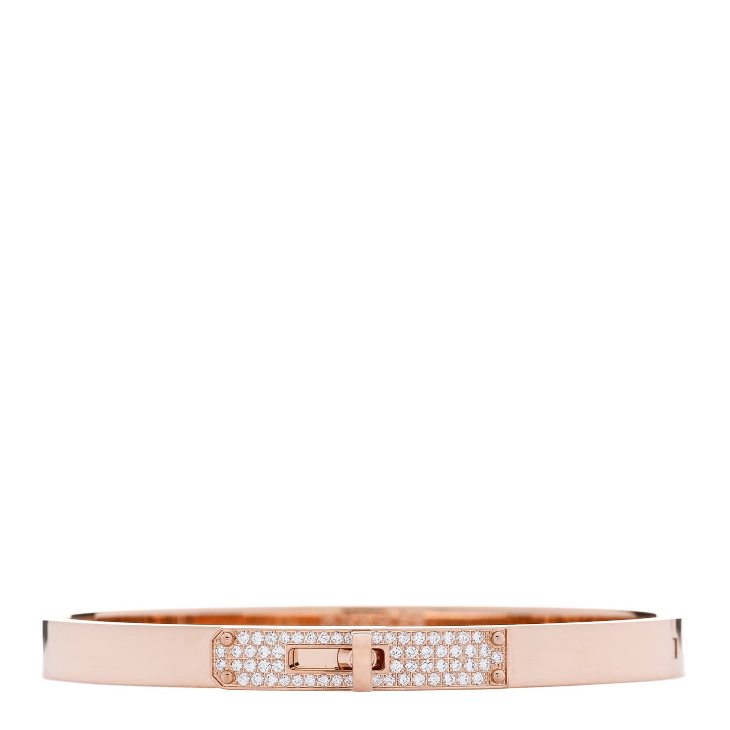 18K Rose Gold Diamond PM Kelly Pave Bracelet SH