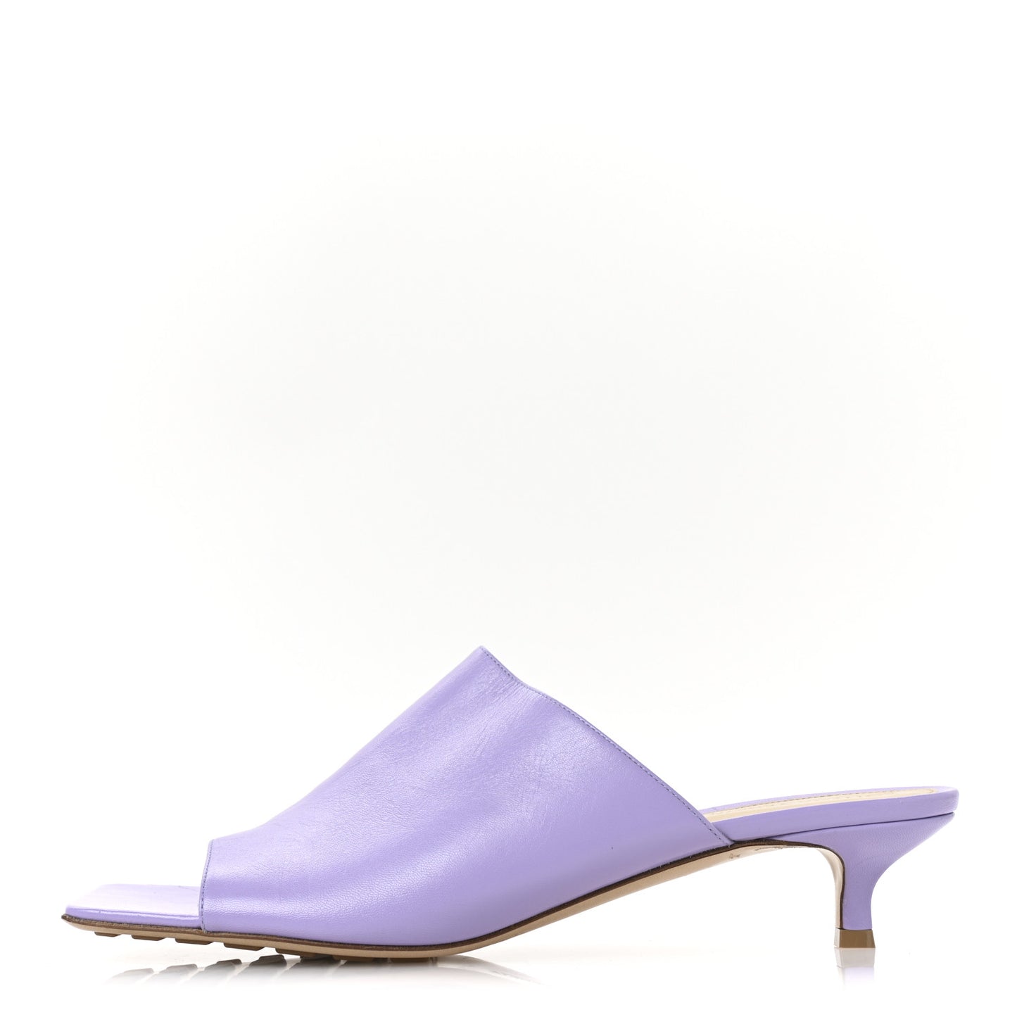 Lambskin Stretch Mule 40mm Sandals 41.5 Lavender